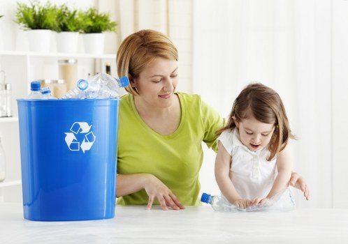 Professional team handling builders waste removal